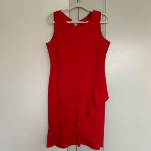Red BEBE dress